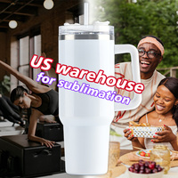 Gobelet isotherme en acier inoxydable à double paroi de 40 oz, tasse à café de voyage, gobelet de 40 oz avec poignée