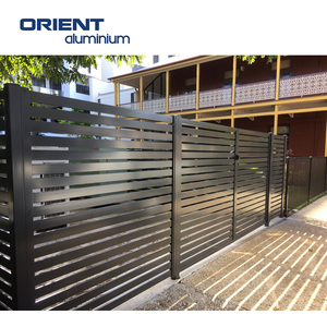 Trang chủ trang trí nhôm trắng hàng rào tùy chỉnh nhôm riêng tư hàng rào Tấm Nhôm hàng rào bài cap - Product Image 5