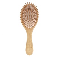 Nouvelle Brosse à Cheveux Professionnelle en Bois de Bambou 100% Naturel pour Massage Capillaire