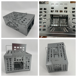 Trampa para Ratones de Acero Galvanizado Sólido de Alta Eficiencia y Diseño Humanoizado, con Múltiples Capturas para Control de Plagas en Interiores y Exteriores - Product Image 3