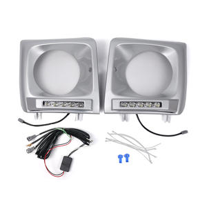 Cubiertas Decorativas para Luces de Circulación Diurna LED Mercedes-Benz Clase G W463, ABS Negro, Juego de 1990-2015 - Product Image 5