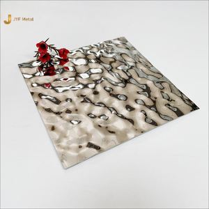 EX367 Stainless Steel Water Ripple <b>Sheets</b> Create Flowing Textures <b>Mirror</b> Brilliance, Adding Luxury and Artistry to Any Space - Product Image 4