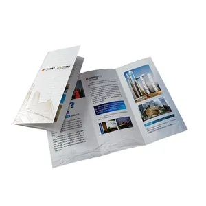 Katalog pencetakan pengguna Manual tempat brosur mewah Pamphlet layanan cetak desain khusus