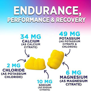 Gomitas Veganas Sin Gluten con Electrolitos, Superalimento, Energía, Nutrición Deportiva, Hidratación, Crecimiento Muscular para Adultos, Venta al Por Mayor - Product Image 3