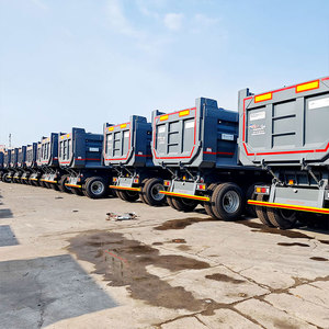 Semirimorchio HOWO con Cassone Ribaltabile Posteriore da 100 Tonnellate in Acciaio con Sistema di Sollevamento Idraulico Rimorchio per Carichi di Grande Capacità - Product Image 6