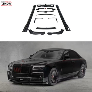 Kit de Carrocería de Fibra de Carbono Estilo MSY para Rolls-Royce Ghost, Parachoques Delantero, Faldones Laterales, Difusor, Alerón, Color Negro Carbono - Product Image 1