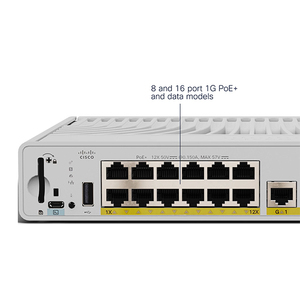 Switch Administrado 9200CX-12T-2X2G-E de 12 Puertos de Datos, 2x10G SFP+, 2x1G Network Essentials, Sin Ventilador, Compacto, Capa 3, Nuevo - Product Image 5