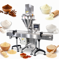 Ligne de remplissage automatique de poudre pour épices, café, lait en poudre, machine de dosage à vis sans fin pour poudre sèche, machine de remplissage de sucre en poudre
