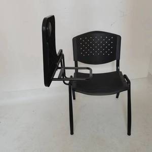 <span class=keywords><strong>Chaise</strong></span> <span class=keywords><strong>de</strong></span> conférence scolaire en plastique PP, modèle OK-509, pieds en forme <span class=keywords><strong>de</strong></span> cœur avec grande tablette d'écriture - Product Image 3
