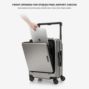 Valigia PC Portatile Moderna con Manico Largo, Guscio Rigido in Policarbonato, Trolley con Serratura TSA, Leggera per Viaggi d'Affari - Product Image 5