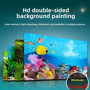 Resun <span class=keywords><strong>Aquarium</strong></span> Achterwand Poster - Zelfklevende PVC Onderwater Koraal & Visbak Achterwand voor Zoetwater & Zoutwater Aquariums - Product Image 5