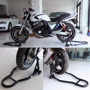 Accessori Moto Universali 1 Coppia di Cavalletti Alza Moto <span class=keywords><strong>Anteriore</strong></span> e Posteriore Regolabili in Acciaio - Product Image 3