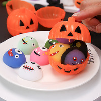 Jouet de décompression créatif et amusant pour Halloween, en TPR, en forme d'œil, à presser, avec son, nouveauté