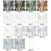 Papier peint 3D à motif de feuilles ondulées, gris et or, vinyle moderne pour salon, hôtel, décoration intérieure, revêtement mural, rouleaux de PVC
