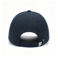 Topi Baseball 6-Panel Berstruktur dengan Bordir 3D Logo Liberty Custom, Gesper Logam, dan Pinggiran Melengkung untuk Grosir dan OEM
