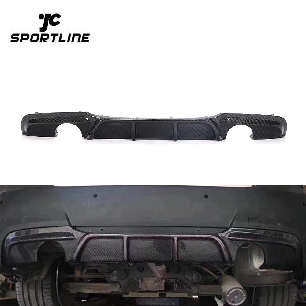 Carbon Fiber Look Rear Diffuser For BMW E90 E91 3 Series M Sport 2005-2013 – PP/ABS – Direct Fit