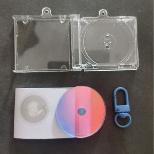 Acrylique Nfc Mini cd Porte-clés Couverture Souvenirs Boîtes À Bijoux Designer Sac Charmes Diy Blanc Musique Album Porte-clés Couverture En Gros - Product Image 6