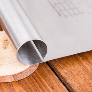 Dụng Cụ Làm Bánh Chuyên Nghiệp Thân Thiện Với Môi Trường Mới Thước Cán Tròn Dụng Cụ Nạo Bột Bánh Ngọt Nhà Bếp Bằng Thép Không Gỉ - Product Image 3