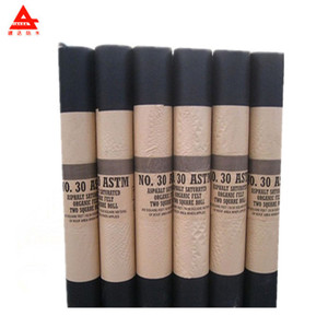 Asphalte saturé organique toiture feutre noir construction papier toiture <span class=keywords><strong>goudron</strong></span> ASTM D-4869 et ASTMD-226 - Product Image 4