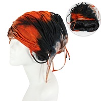 2025 derniers nouveaux chapeaux de mendiant en détresse Tie Dye Hip Hop Satin doublé bonnets en détresse pour hommes femmes