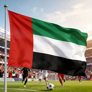 Drapeau national des Émirats arabes unis (EAU) Heysey 3x5FT en polyester, impression numérique, séchage rapide, modèle de bannière des pays du Moyen-Orient - Product Image 3