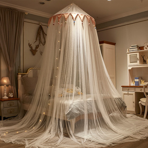 Moustiquaire élégante à <span class=keywords><strong>baldaquin</strong></span> <span class=keywords><strong>pour</strong></span> <span class=keywords><strong>lit</strong></span> double, tente anti-moustiques, <span class=keywords><strong>rideau</strong></span> de <span class=keywords><strong>lit</strong></span> à <span class=keywords><strong>baldaquin</strong></span> anti-insectes, moustiquaire ronde - Product Image 3