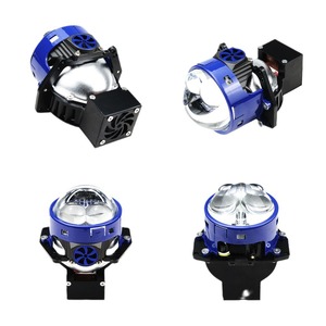 Faro LED per Auto con Lente Fish-eye <span class=keywords><strong>P</strong></span> 92, Aggiornamento per Moto con Proiettore Integrato a Fascio Alto e Basso - Product Image 6