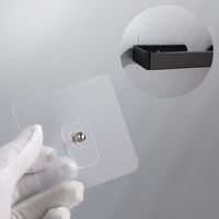 Porte-serviettes en aluminium brossé noir au design moderne et contemporain, chromé, à fixation murale, facile à nettoyer, garantie 3 ans, Homedec