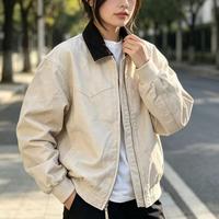 Blouson bomber oversize pour homme, style streetwear hip-hop, veste de travail