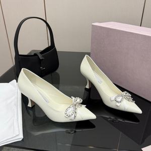 Zapatos de Vestir de Tacón Alto para Mujer, Diseño Cerrado, Ligeros, Transpirables, Elegantes, de Cuero Genuino, Venta al Por Mayor - Product Image 1