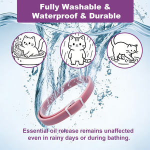 Collar Calmante para Gatos a Prueba de Agua con Feromonas, Directo de Fábrica, Collar Seguro y Efectivo para Aliviar la Ansiedad para Gatos de Todos los Tamaños - Product Image 3