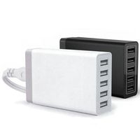 Adaptateur de charge intelligent à 5 ports USB 40W, accessoires pour téléphone portable, chargeur USB pour smartphone
