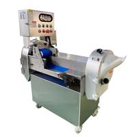 Dezoton Automatische Industriële Groente- en Fruit Snijmachine voor Ui, Aardappel, Cassave, Appel, Mango, Citroen, Kokosnoot en voedselchips.