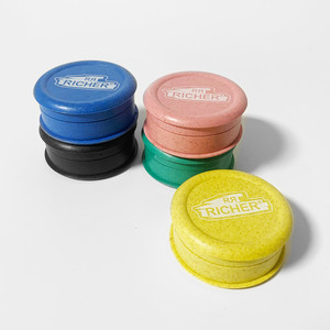 RICHER 55MM 2-Layer Eco-Friendly Biodegradable Round <b>Herb</b> <b>Grinder</b> Vibrant Colors Simple 24PCS/Box <b>for</b> Accessories Tobacco - Product Image 6