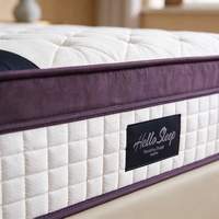 Matelas orthopédique en latex et ressorts, taille California King, confortable pour hôtel, exportateur chinois de matelas