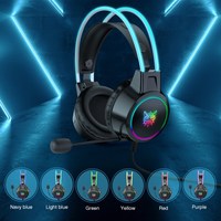 Casque de jeu ONIKUMA X15 Pro, casque filaire 3,5 mm, son surround, casque de jeu avec effet RVB