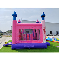Offre Spéciale : Château Gonflable d'Intérieur Écologique en PVC avec Toboggan Aquatique, Piscine et Souffleur, Accessoires Inclus, Garantie 3 Ans pour Enfants