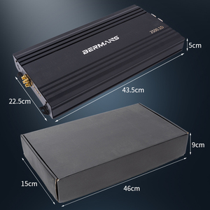 Brazilian Style Car High Power 3500W Class D Car <strong>Amplifier</strong> with Radiator <strong>Design</strong> Subwoofer Speaker High Power Mono Crossover - Product Image 3
