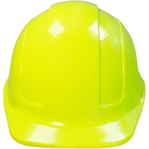 Casco de Seguridad Tipo 1 Frigg, Estilo Gorra, HDPE/ABS, Suspensión de 4 Puntos con Trinquete, Color Verde Lima, Alta Visibilidad, Talla Única - Product Image 1