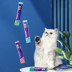 Mejor venta Premium salmón pollo atún húmedo gato tratar Snack 15g gato Snack trata cremoso gato trata - Product Image 4