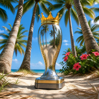Trophée Couronne d'Or Personnalisé sur Mesure pour Événements Sportifs, Cérémonies de Remise des Diplômes, Récompenses d'Entreprise, Vente en Gros, Métal Personnalisé