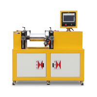 Máquina de Molino Abierto de Dos Rodillos de Caucho para Laboratorio |   Mezcladora de Fácil Operación y Ahorro de Energía con Control PLC