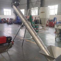 Nouvel équipement de granulation personnalisé avec convoyeur pour la production de granulés, petite ligne de granulés pour poulets, canards, bovins, moutons, lapins, 220V 500kg