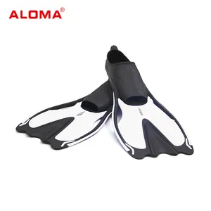 ALOMA Professional Foot Pocke Soft TPR Snorkel Equipment Freediving Fins Diving Snorkel Fins