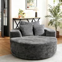 Sofá Cama Inflable Cuadrado Moderno de Espuma, con Funda de Terciopelo Comprimida al Vacío, Ahorra Espacio, Ecológico, Duradero, para Hotel