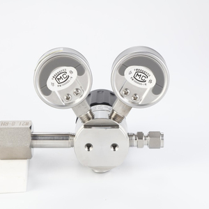 Régulateur haute pression robuste en laiton chromé avec manomètre 1,6 KL, résistant à l'oxydation, pour le contrôle du propane GPL (huile/gaz) - Product Image 2