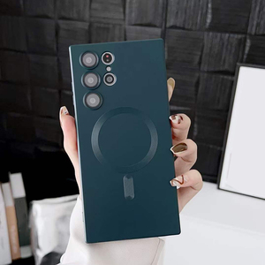 Prezzo di fabbrica custodia magnetica per telefono con ricarica Wireless per Samsung <span class=keywords><strong>Galaxy</strong></span> <span class=keywords><strong>S22</strong></span> - S24 <span class=keywords><strong>plus</strong></span> ultra vetro smerigliato <span class=keywords><strong>cover</strong></span> antiurto - Product Image 4