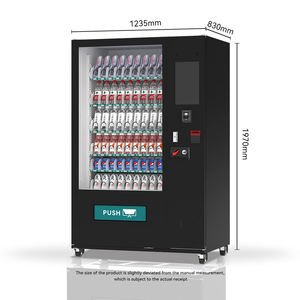 Máquina expendedora de bebidas y refrigerios, máquina expendedora con pago en efectivo, máquina expendedora de bebidas y refrigerios de autoservicio - Product Image 6