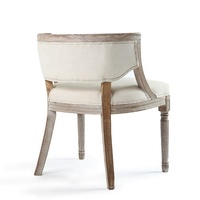 5KS26580 Anji kaeihomeland caoutchouc bois KSF25001 coton lin tissu cuisine salle à manger chaise en bois Styles