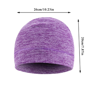 גברים נשים חורף תרמית beanies תרמית עמיד רוח רכיבה על אופניים מזג אוויר קר פליסה מרופד טכני רב-ספורט כובע גולגולת - Product Image 5